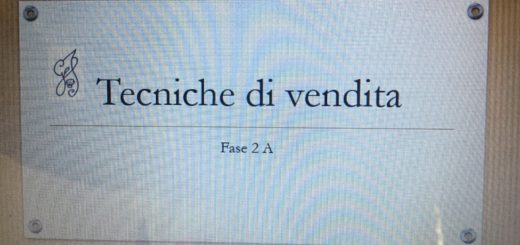 Gestione e Tecniche di vendita Fase 2A